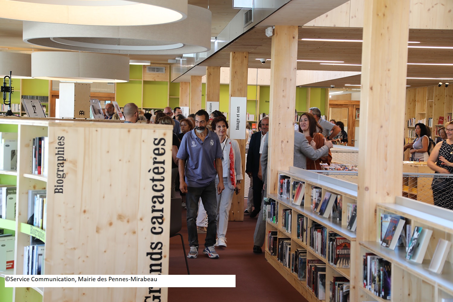 Biblio13  Inauguration de l'Idéethèque aux PennesMirabeau